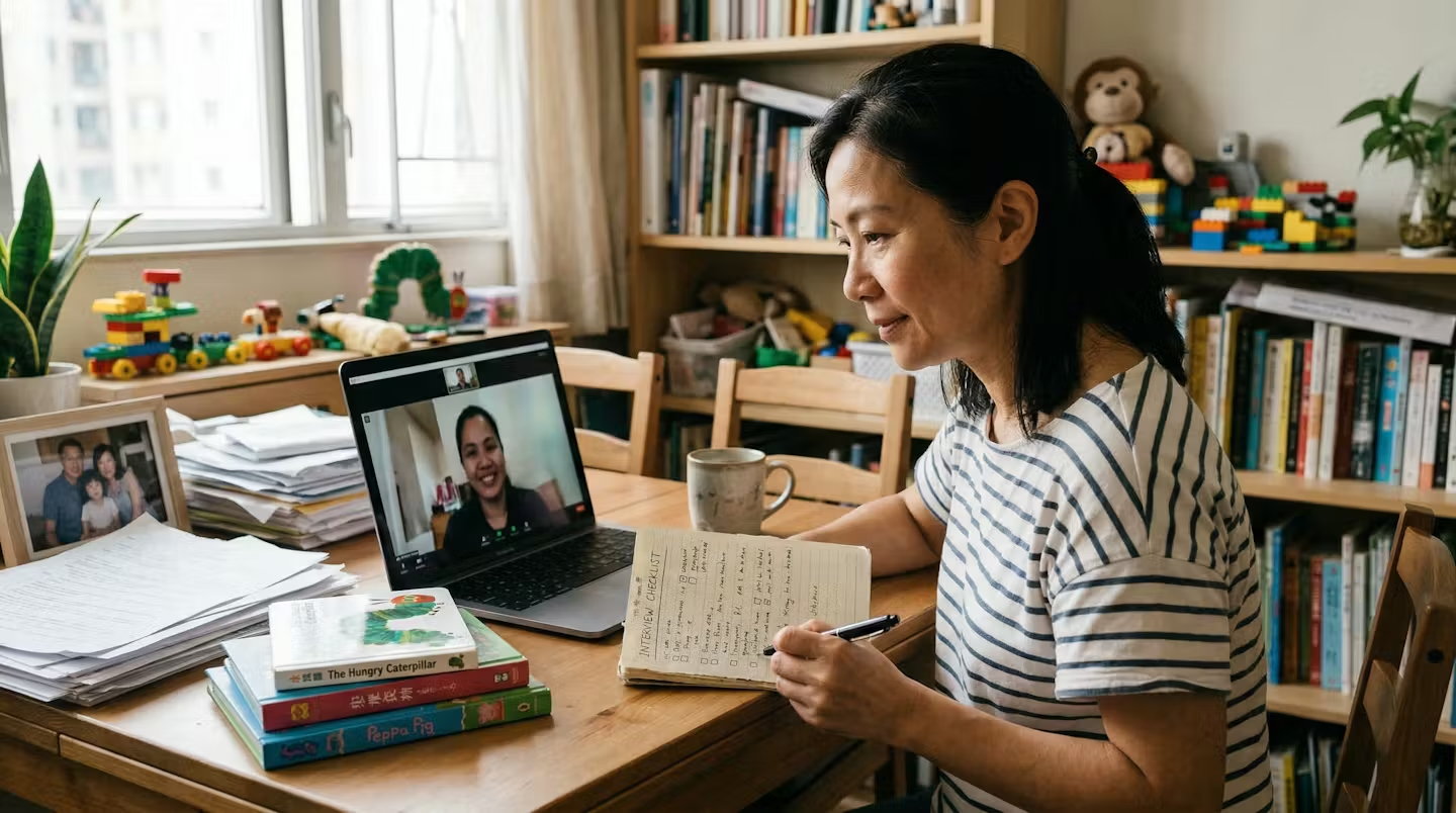 香港僱主透過視像面試工人姐姐 — DuckDuckDay 提供外傭面試問題清單及篩選支援